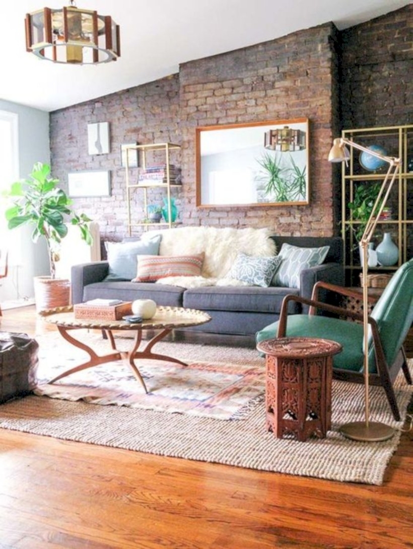 Bohemian style living room