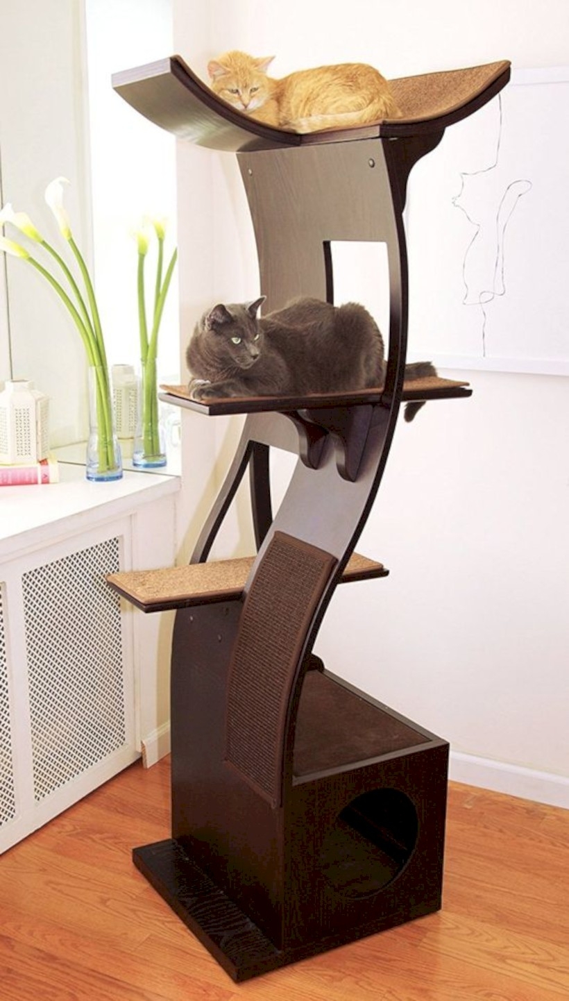 Cat trees without carpet