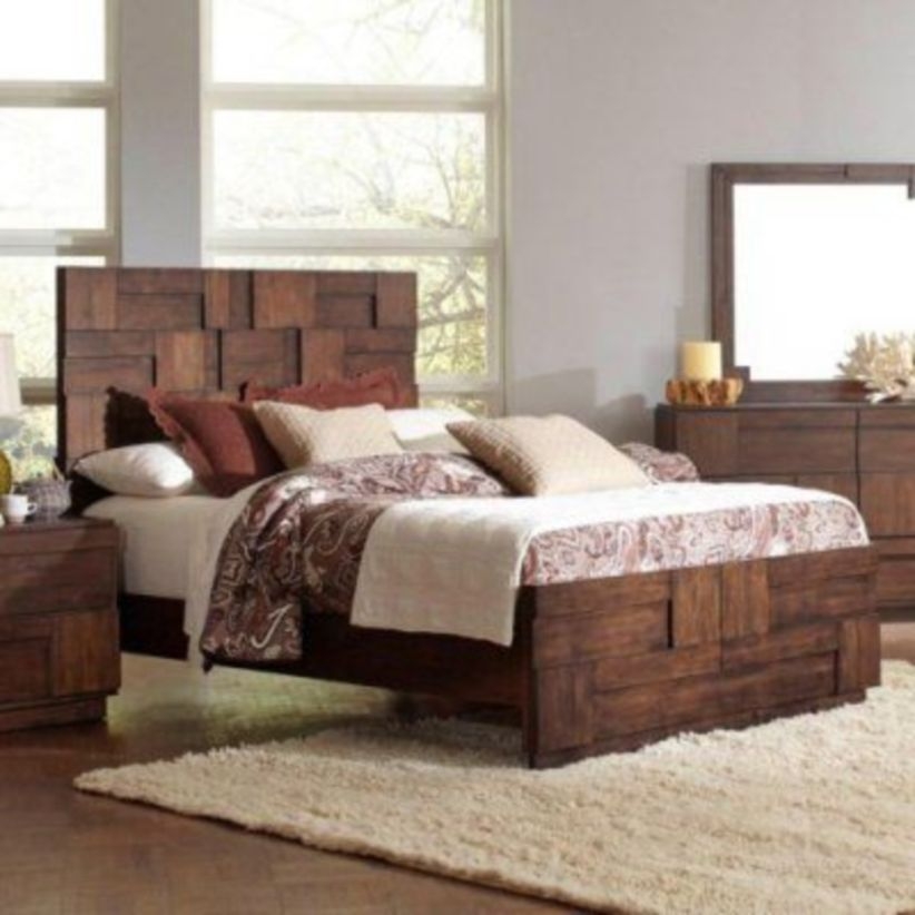 Coaster furniture gallagher panel bed, size king