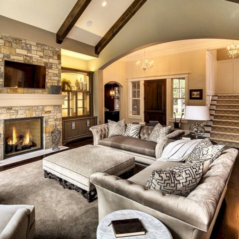 Couch shape perfect in the living room