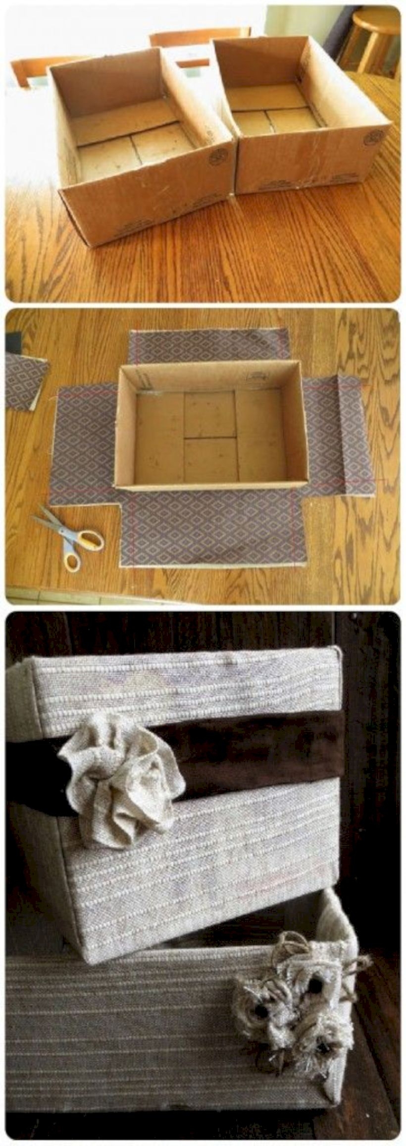 Diy bins boxes baskets