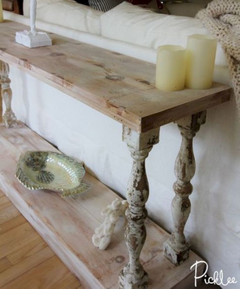 Diy french country sofa table