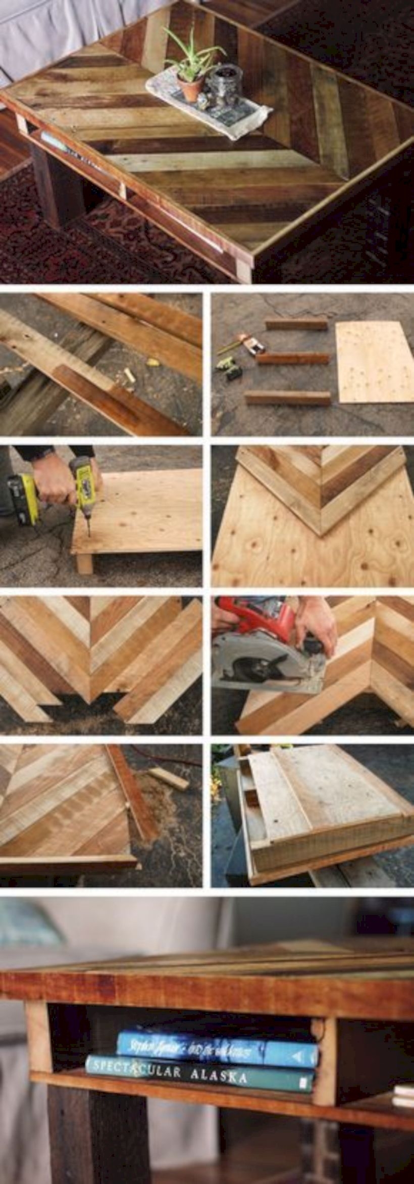 Diy pallet coffee table