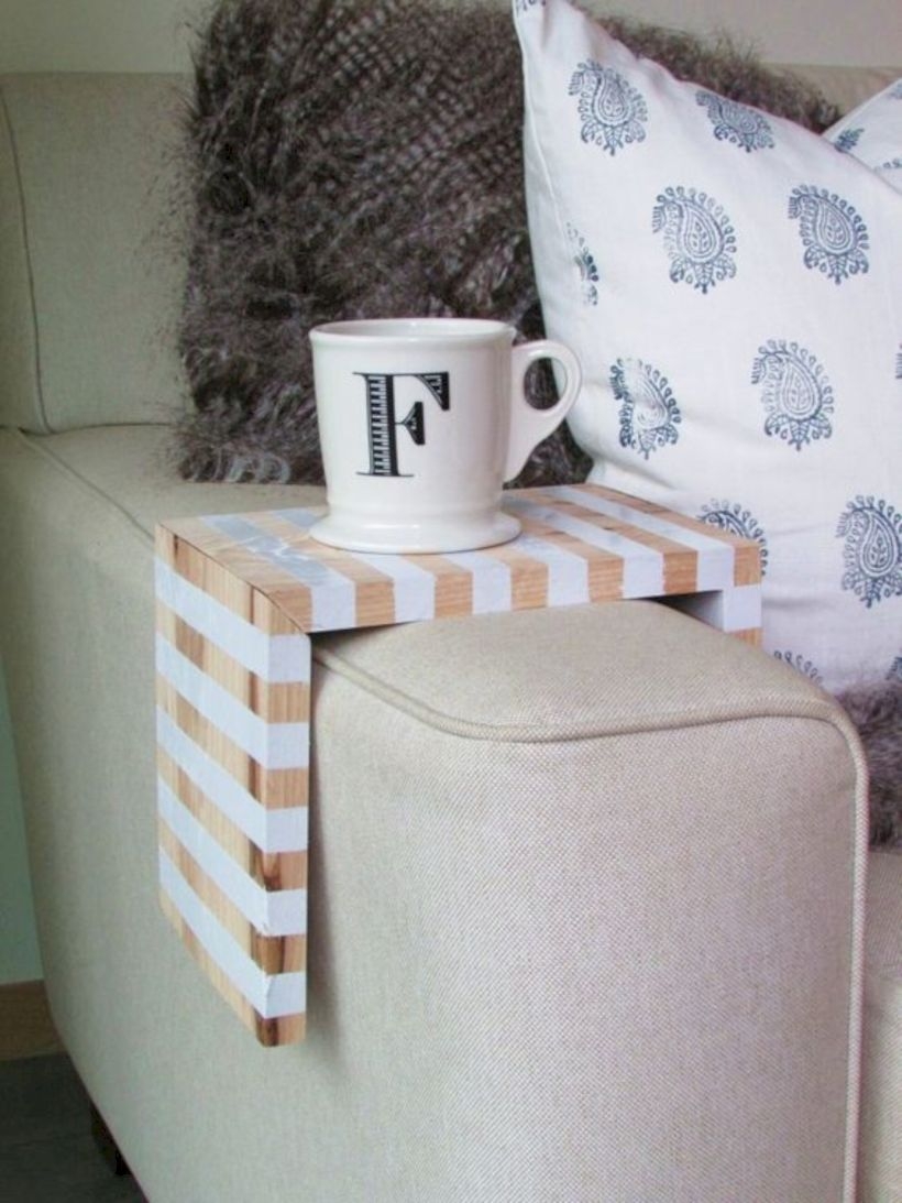 Diy striped drink perch