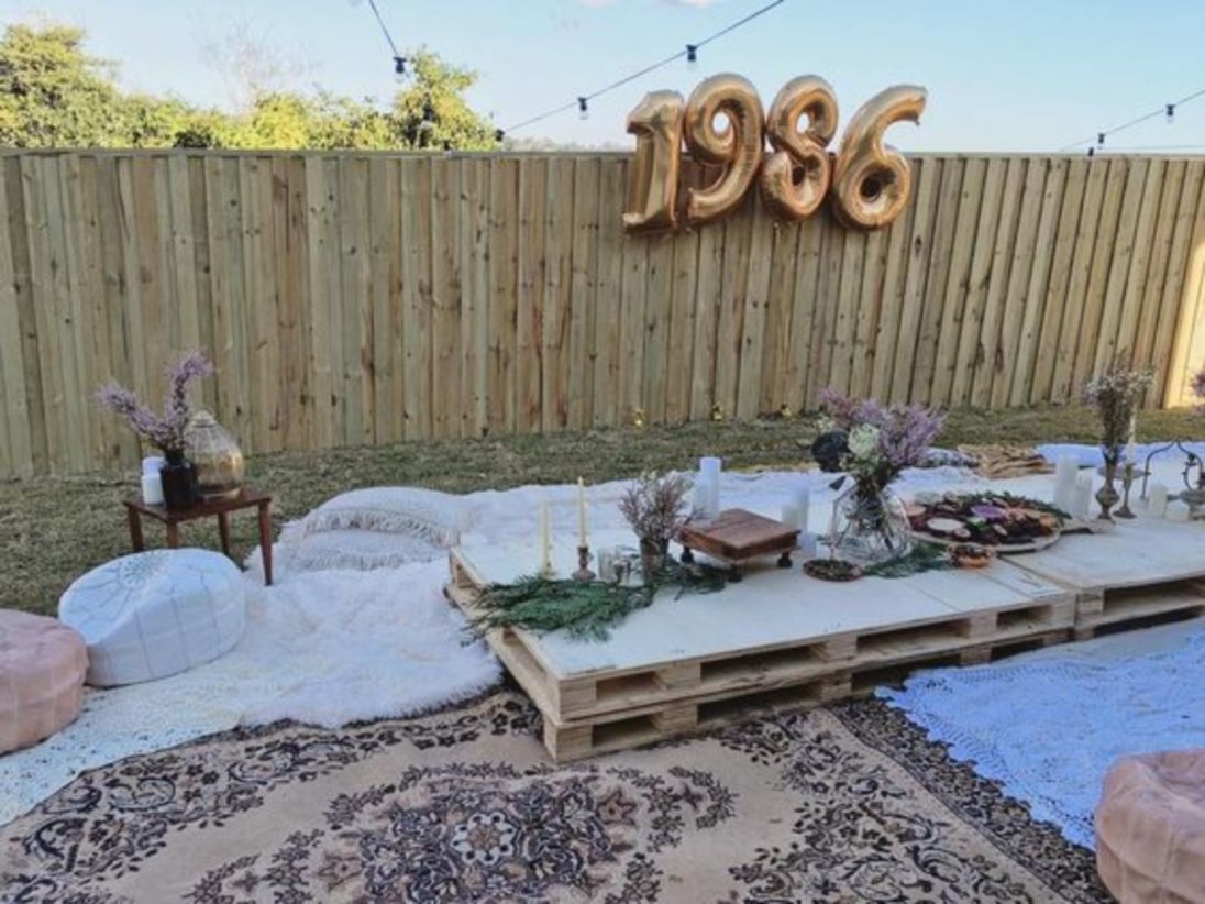 Diy boho style backyard birthday party bohemian