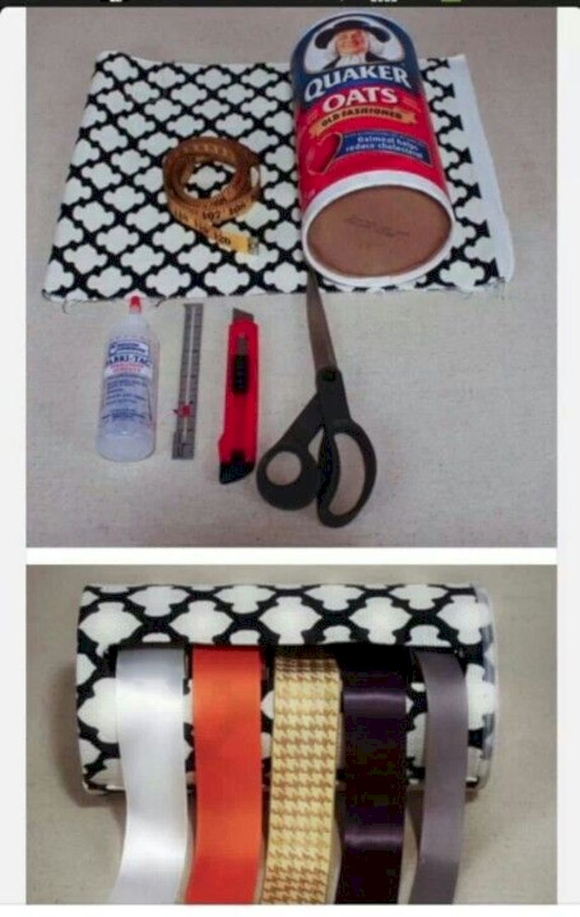 Diy ribbon holder