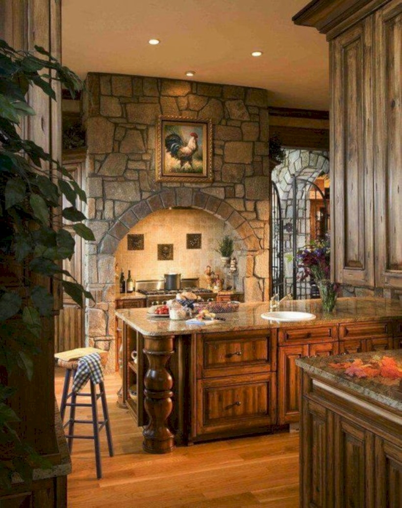 French country gothic kitchen