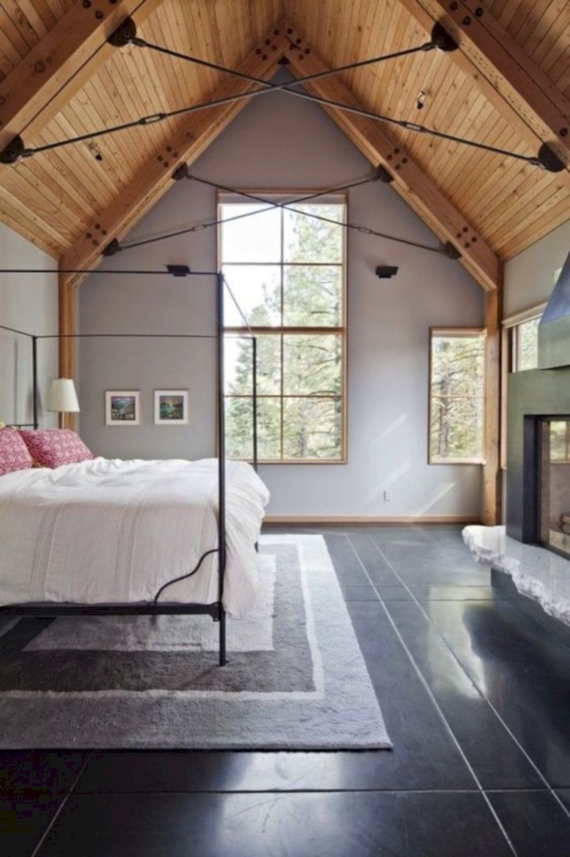 Iron beds in modern bedrooms