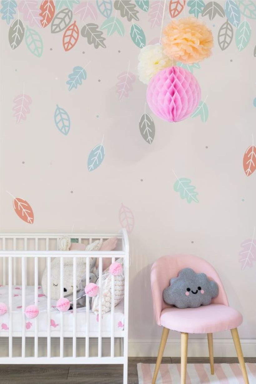 Kids woodland scene wall mural