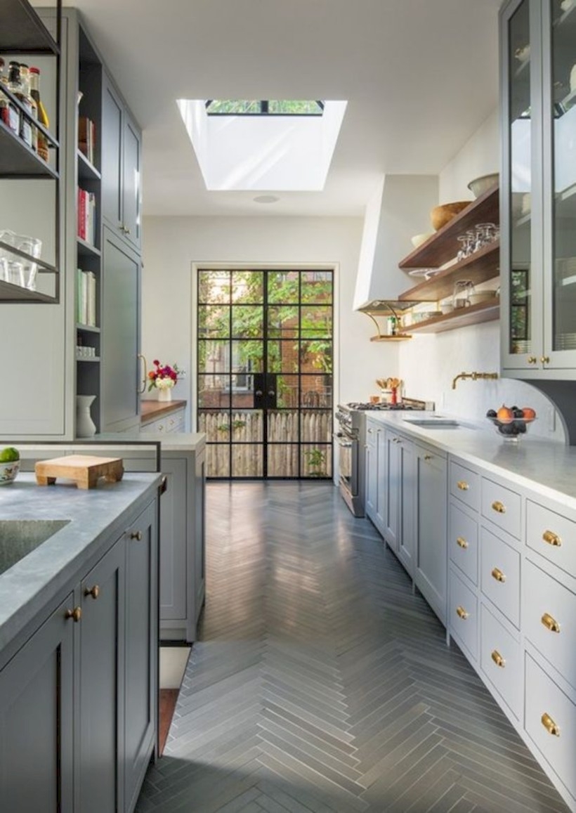 Kitchen with brooklyn brownstone