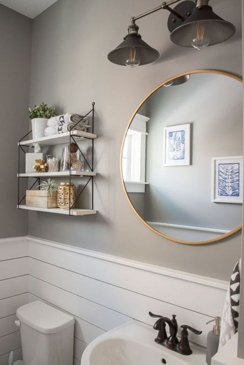 Modern farmhouse bathroom remodel ideas