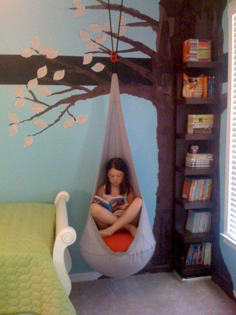 Neat reading nook