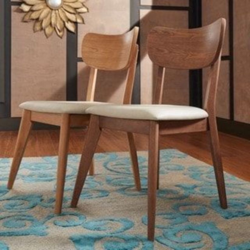 Penelope danish modern tapered-leg dining chair