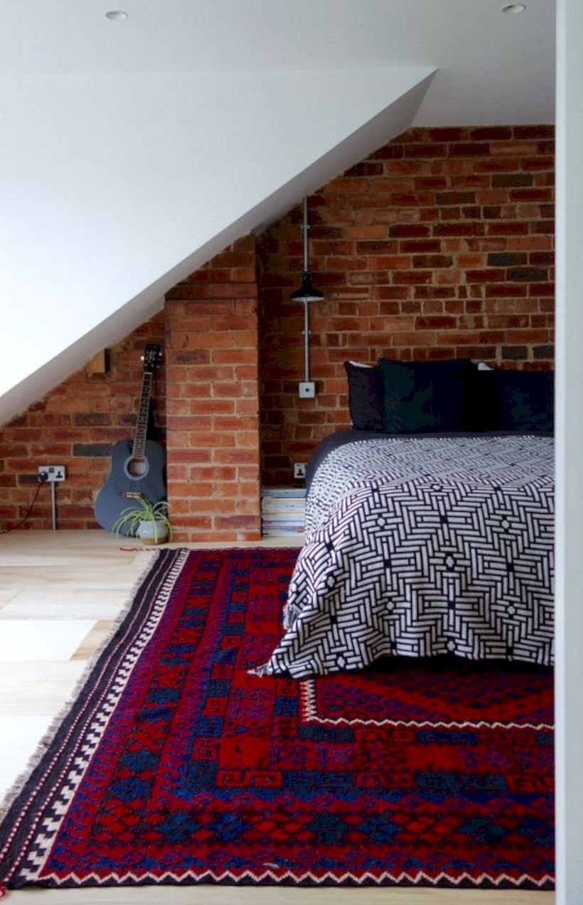 The loft bedroom
