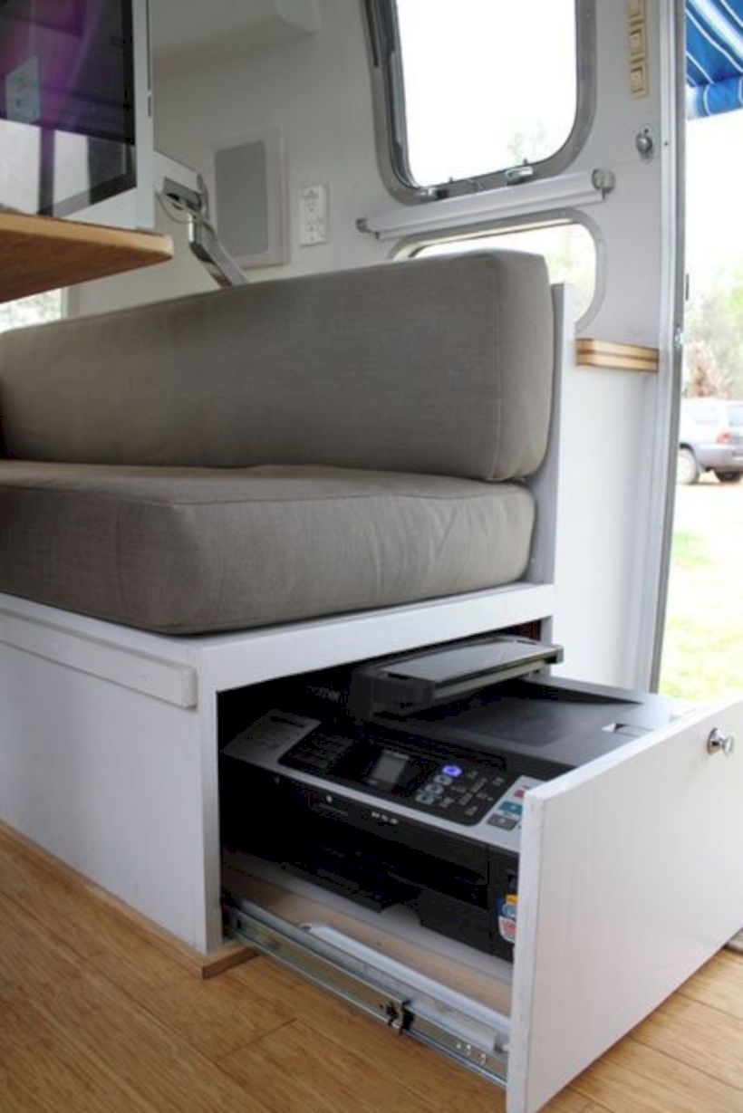 Storage ideas for working in rv
