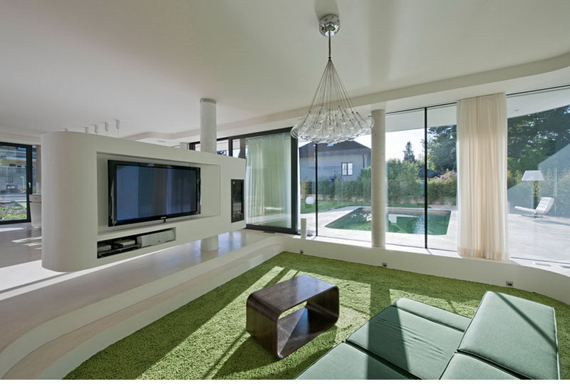 2. living room and dining room