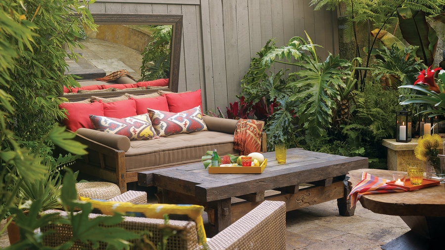 5. natural material and plants