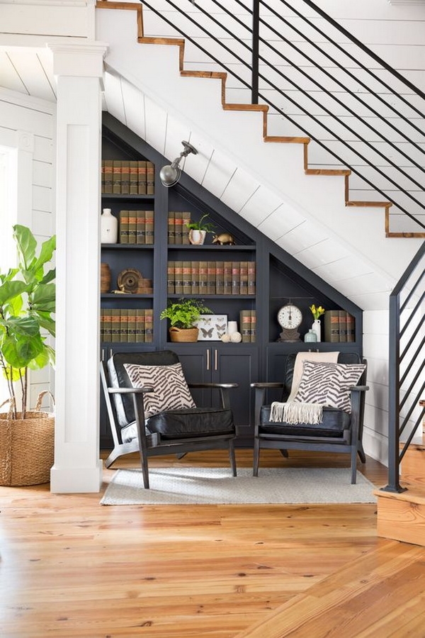 6 library-under-the-stairs