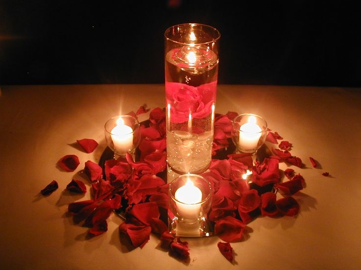 7. rose and candle