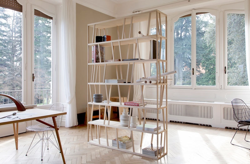 7. tiny bookshelves