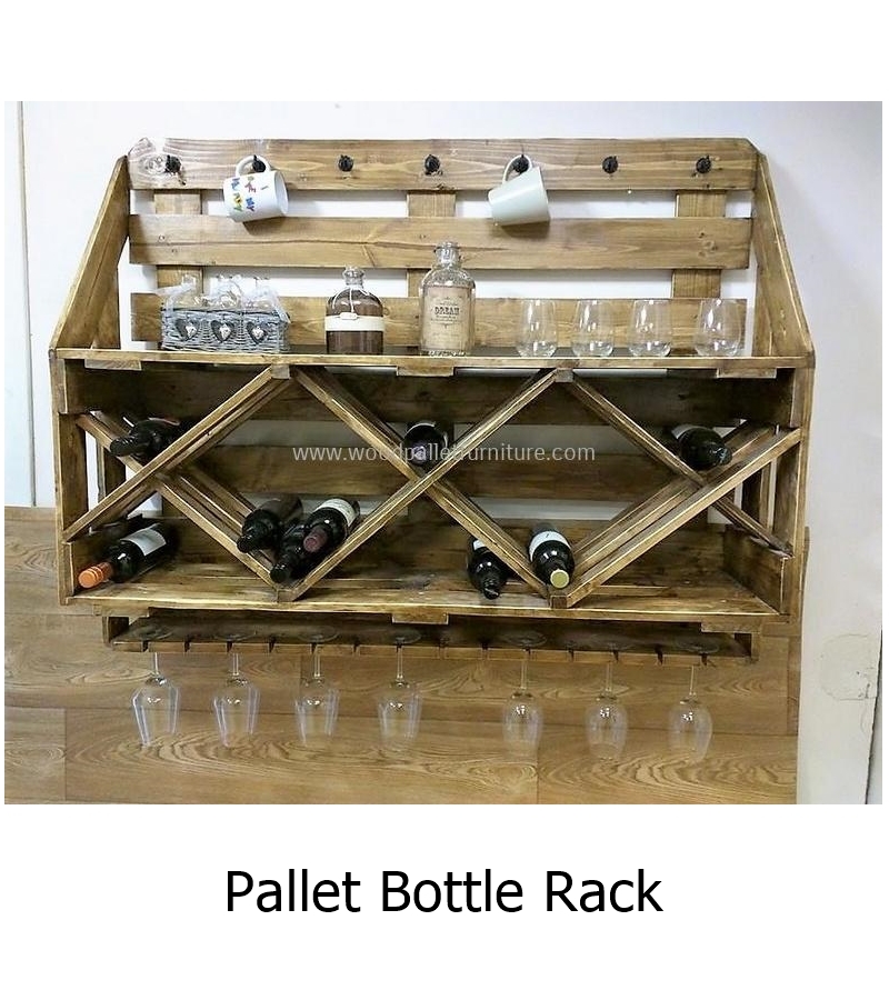 Pallet bottle rack 1