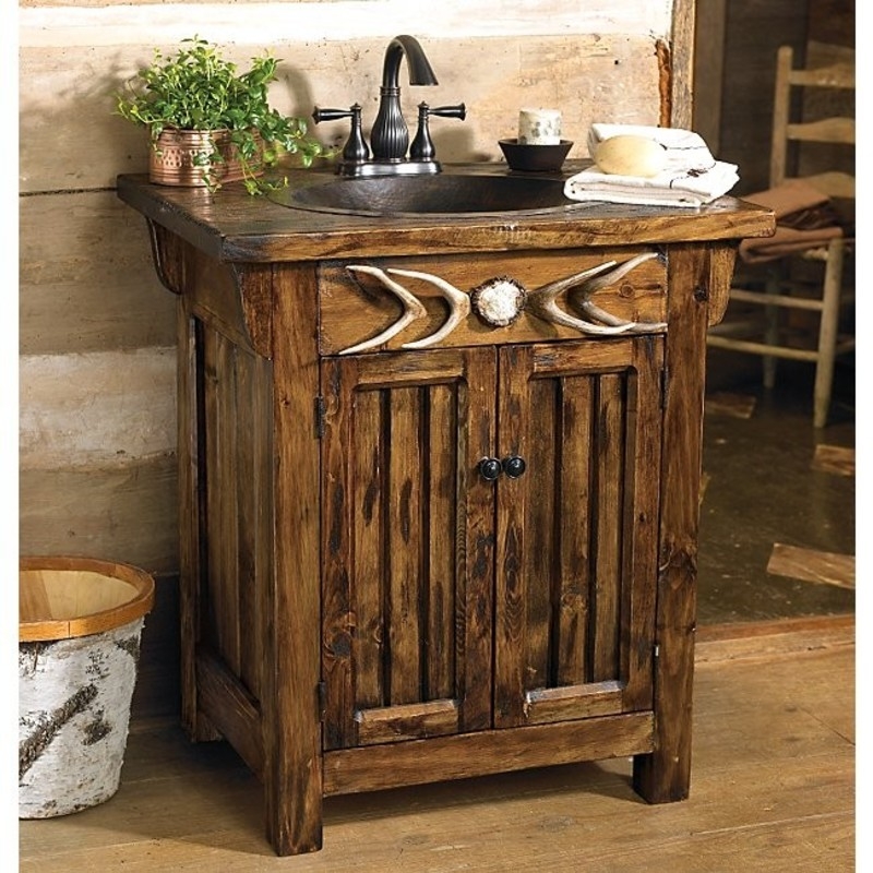 Rustic bathroom vanities 2