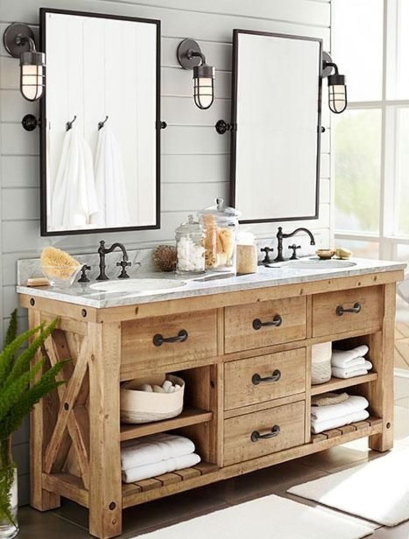 Rustic bathroom vanities 6