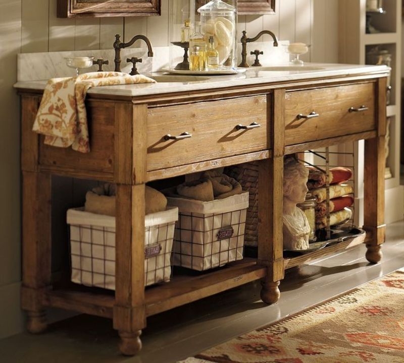 Rustic bathroom vanities 7
