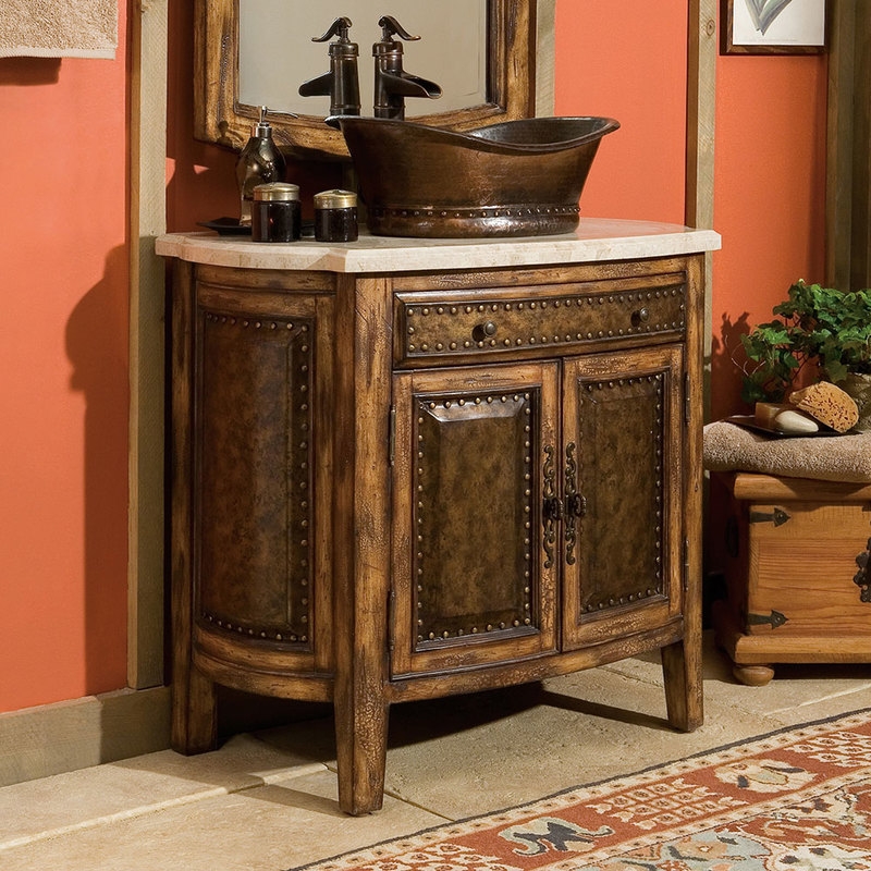 Rustic bathroom vanities 8