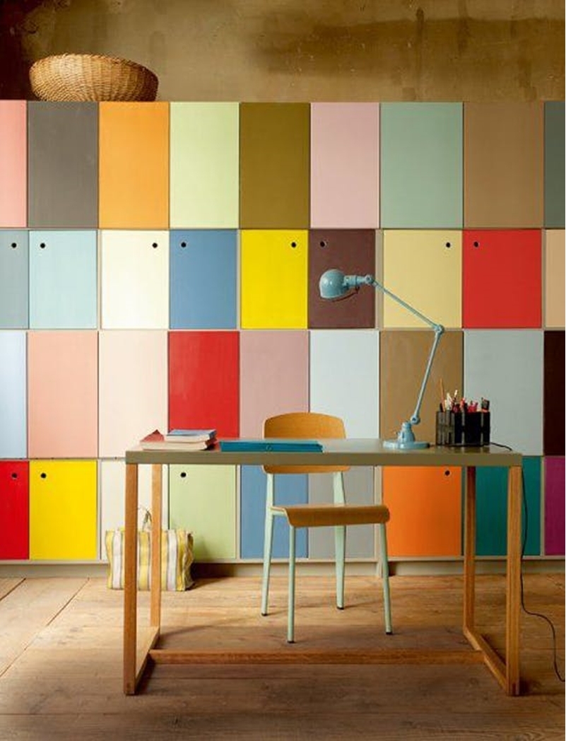 Colorful home office design ideas to brighten up your mood 10