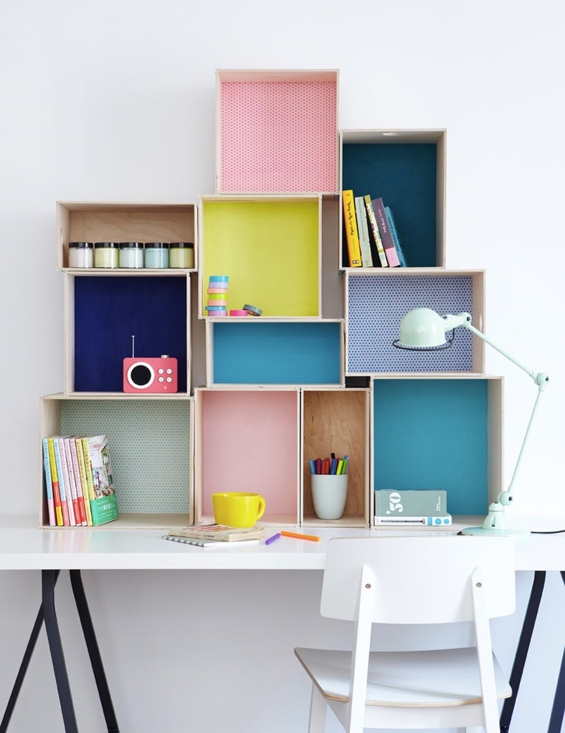 Colorful home office design ideas to brighten up your mood 2