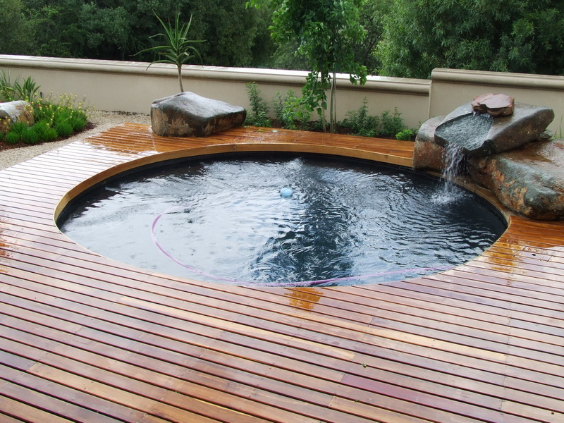 1. wooden pool
