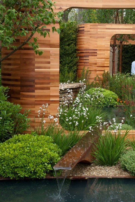Modern pond