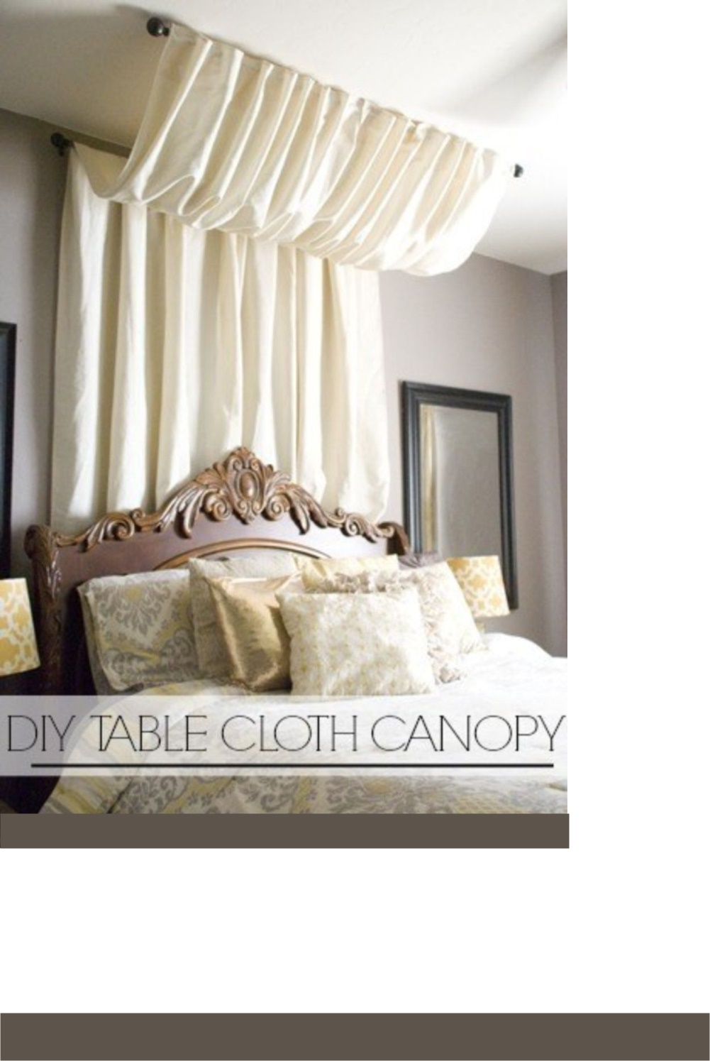 Table cloth canopy