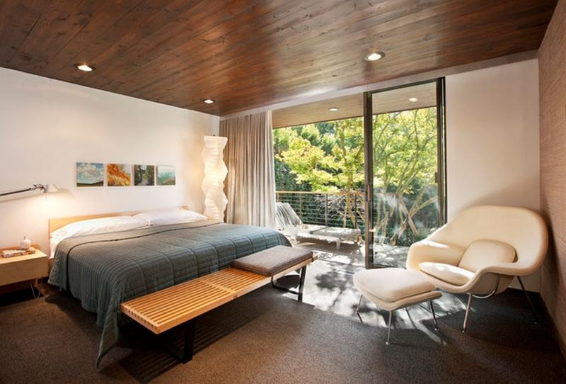 Mid century modern bedroom design ideas 10