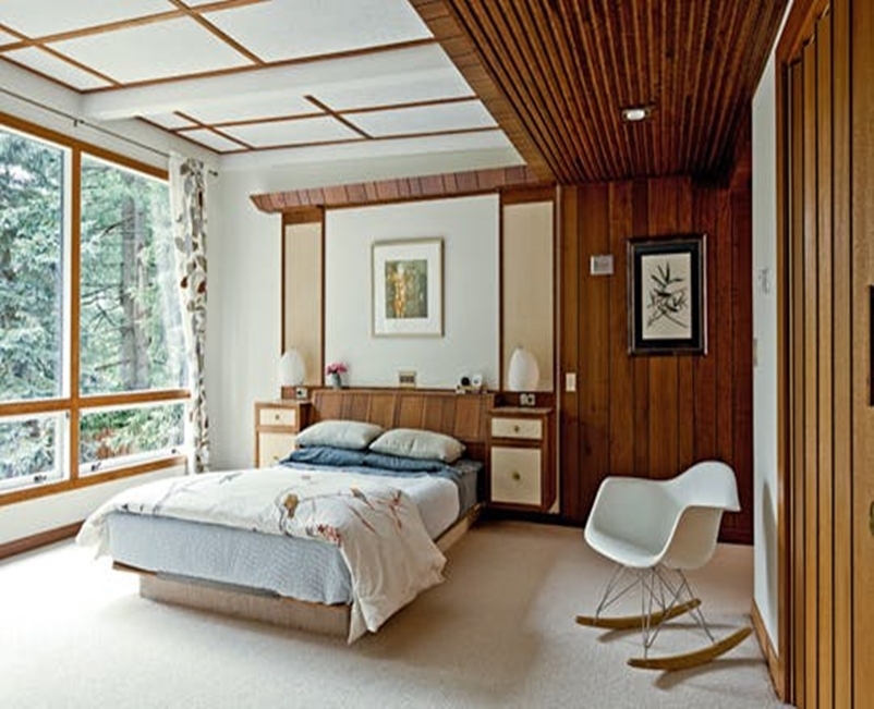 Mid century modern bedroom design ideas 7