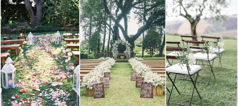 5. rustic garden wedding