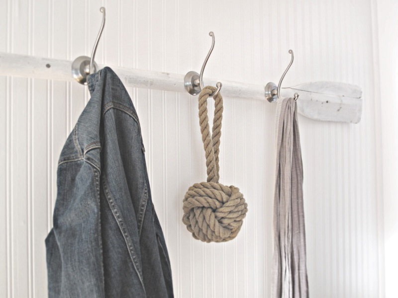 Entrance hallway coat rack