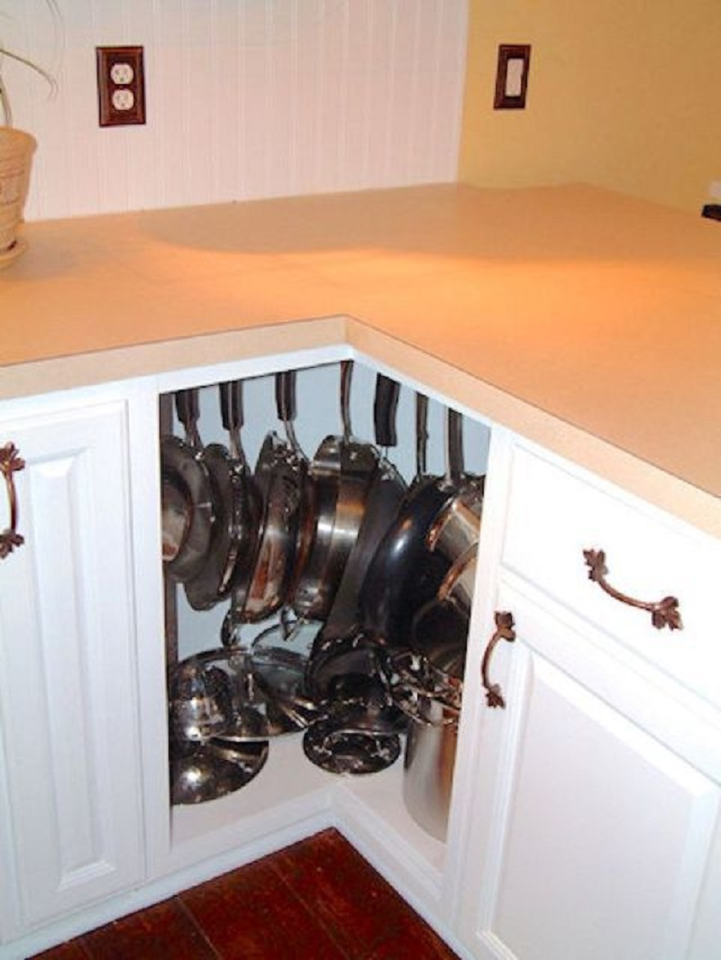 Reclaim corner cabinets