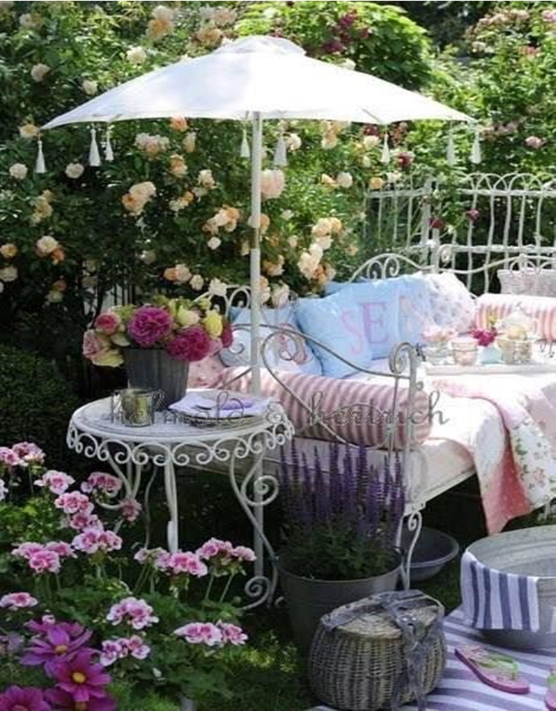 Shabby chic garden 5