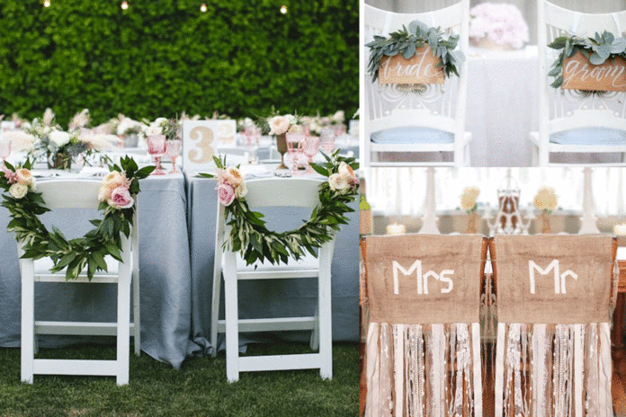 Bride and groom's chair