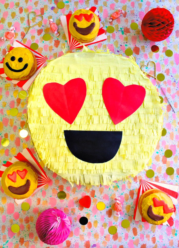 Diy emoji pinata