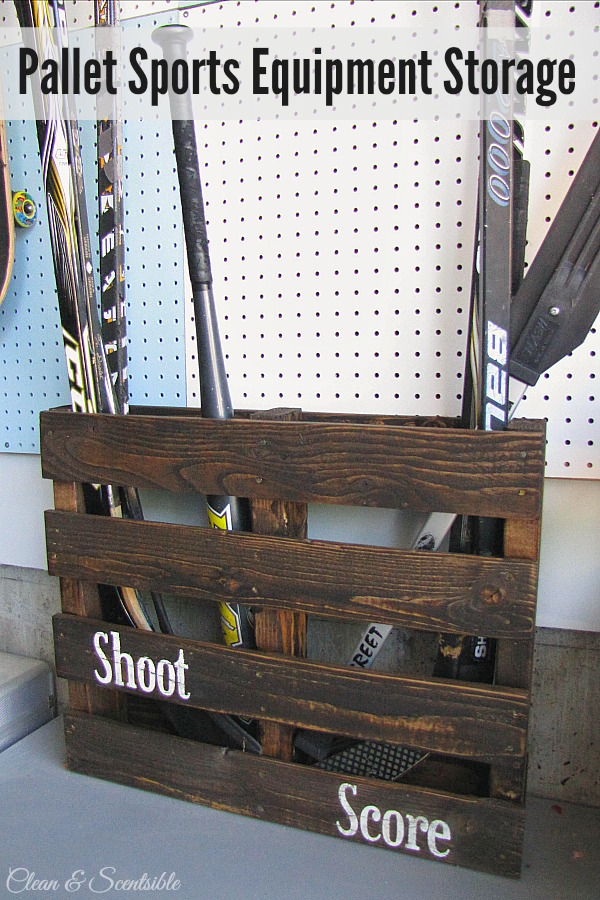 Pallet-sports-equipment-storage