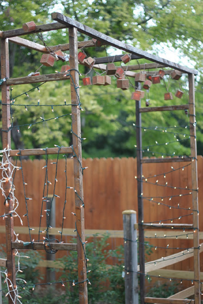 Rustic garden gate