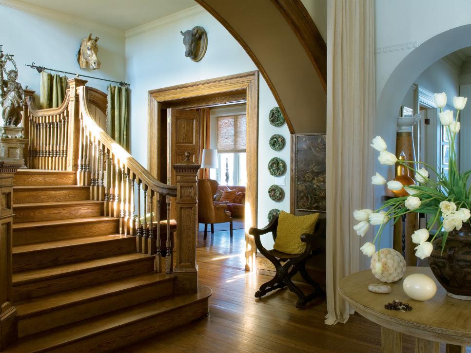 Intricate banister