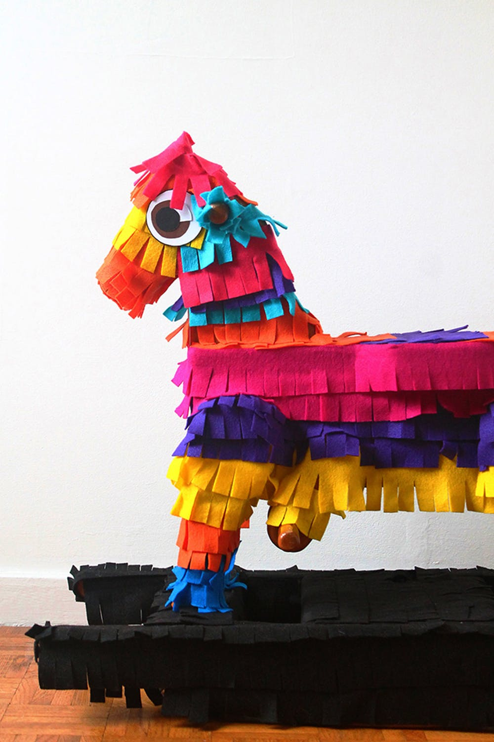 Piñata rocking horse