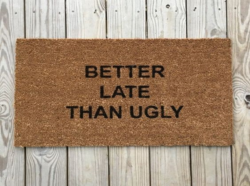 Funny doormat