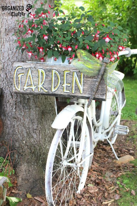 Bike planter