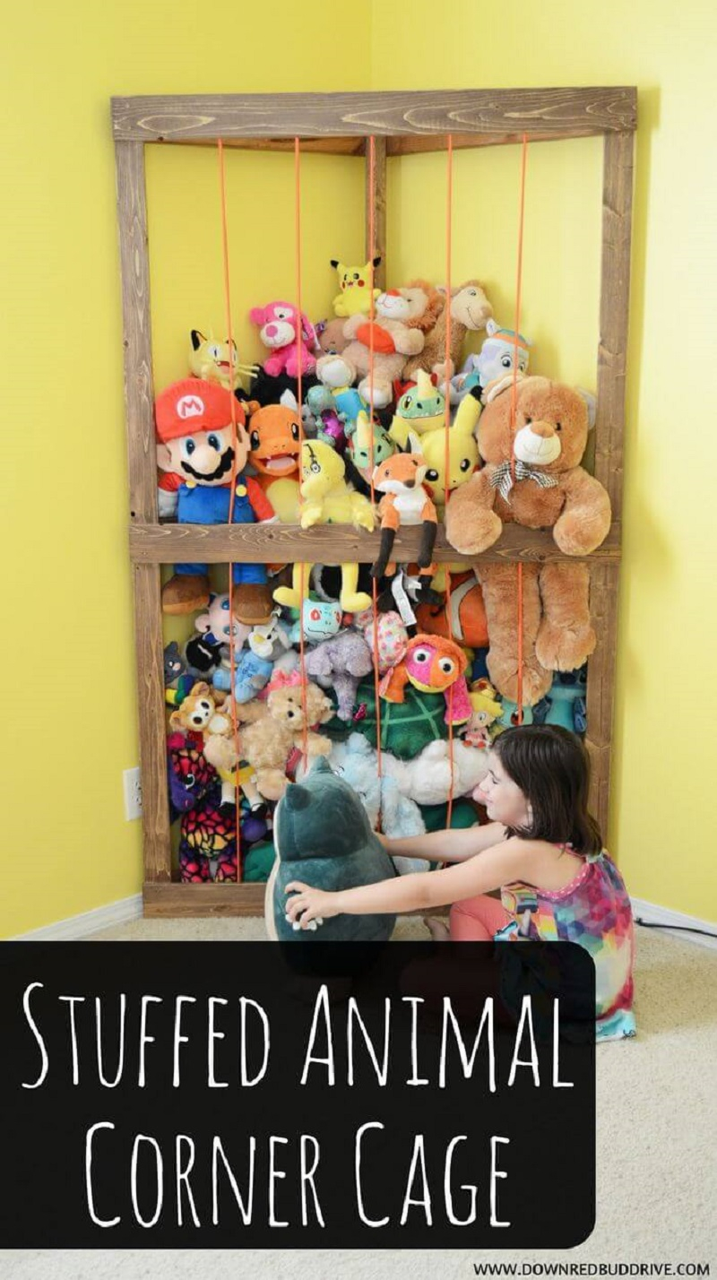 Build a cage for stuffed animals
