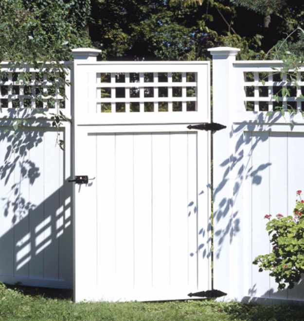 Classic backyard fence